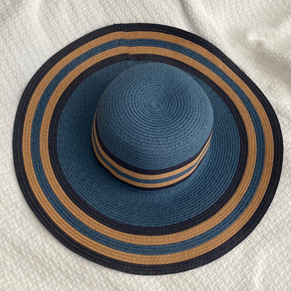 Blue & Tan Sun Hat